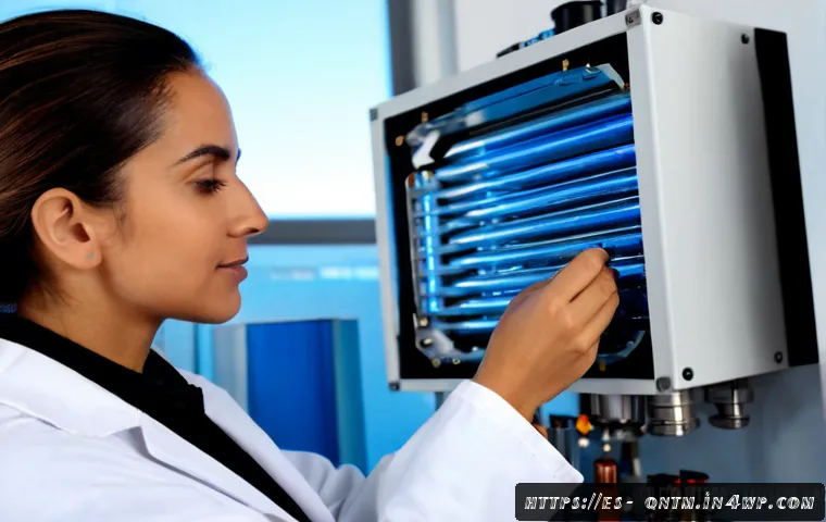 양자 시뮬레이션의 과학적 응용 - Photorealistic quantum physics laboratory in Spain, a Hispanic female scientist in a clean white lab...